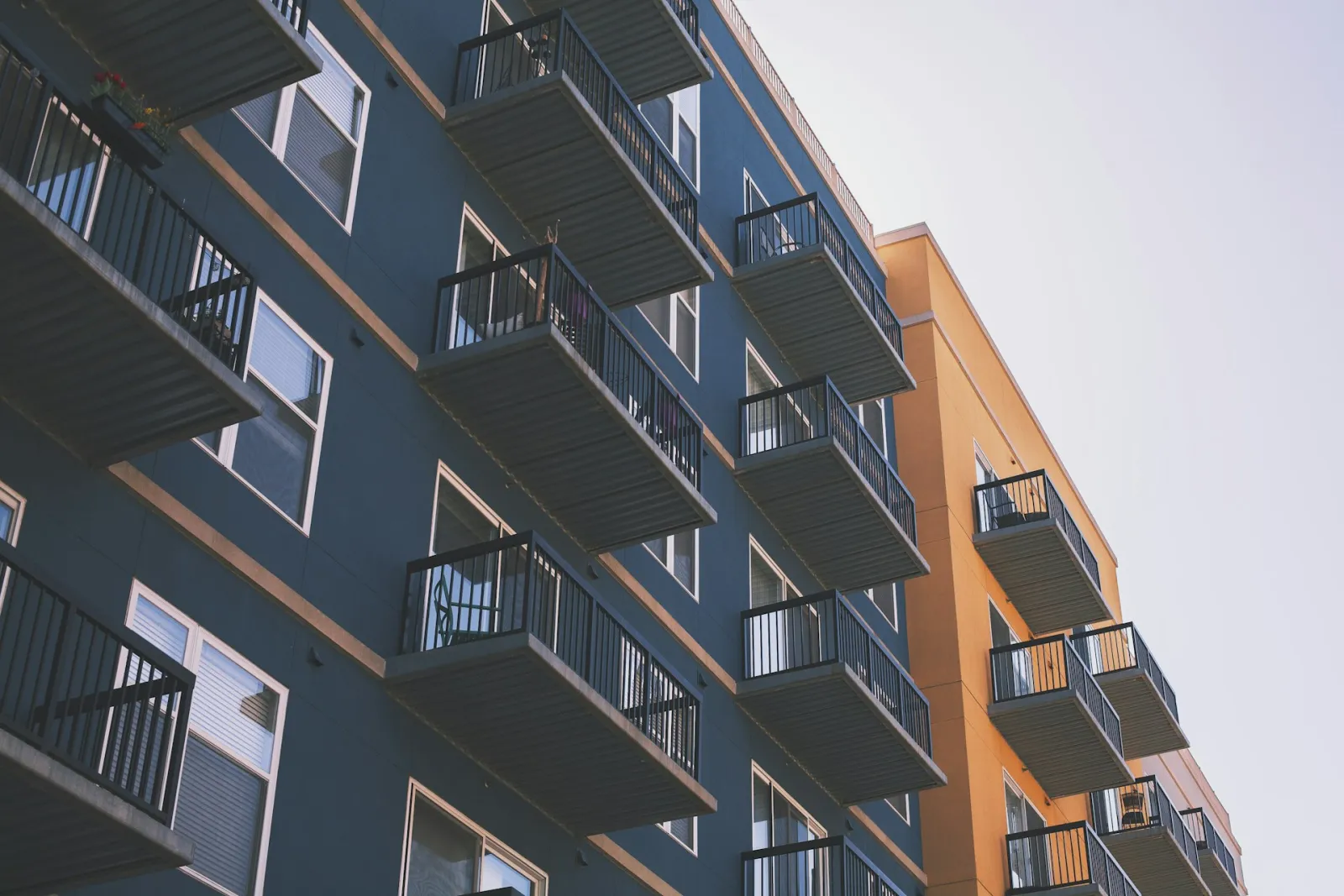 Fachada de un edificio residencial
